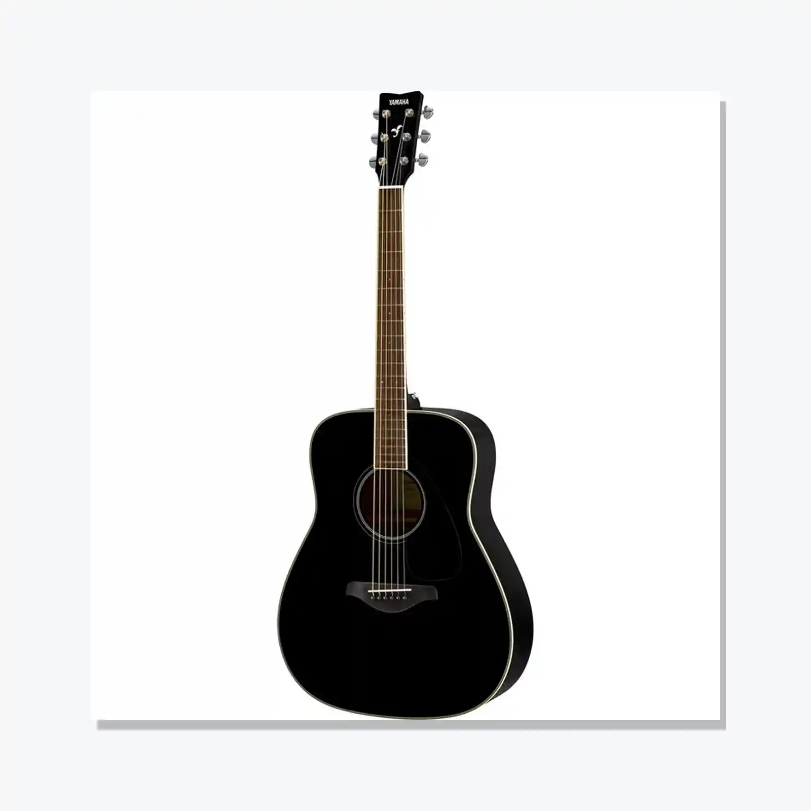 Yamaha FG-800 Solid Top Dreadnought Acoustic Guitar, 6-String, Black 2