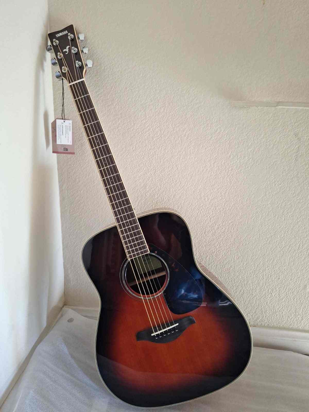 Yamaha FG800 BS Dreadnought Acoustic Guitar, 6-String, Brown Sunburst 5