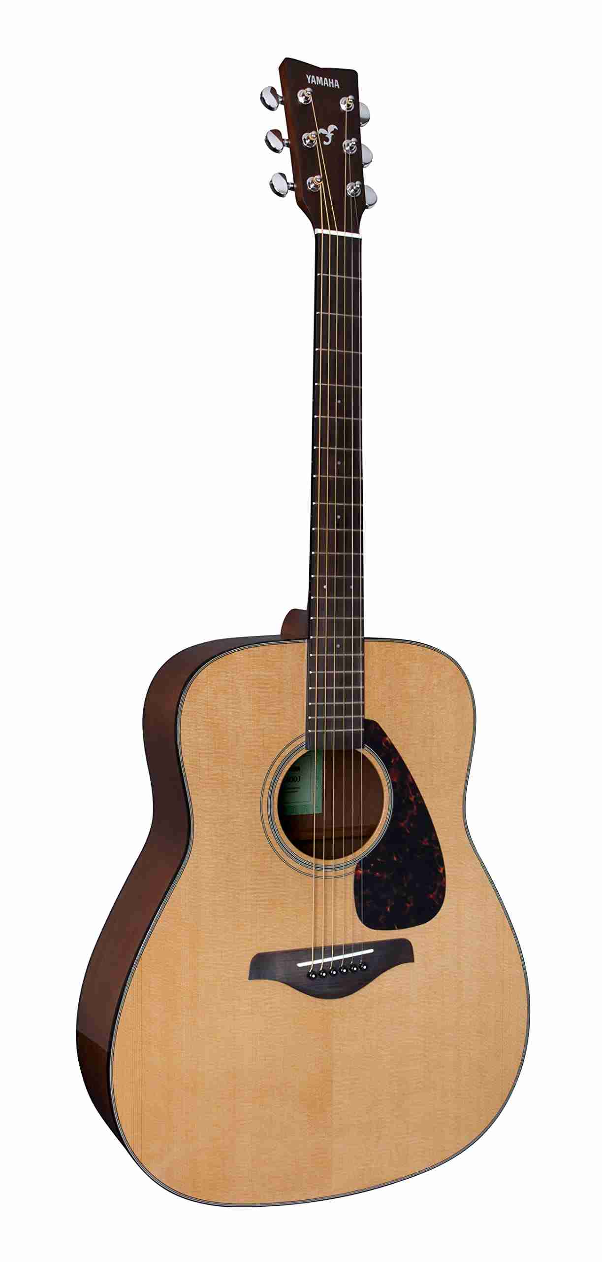Yamaha FG800 Solid Top Dreadnought Acoustic Guitar, Natural 10