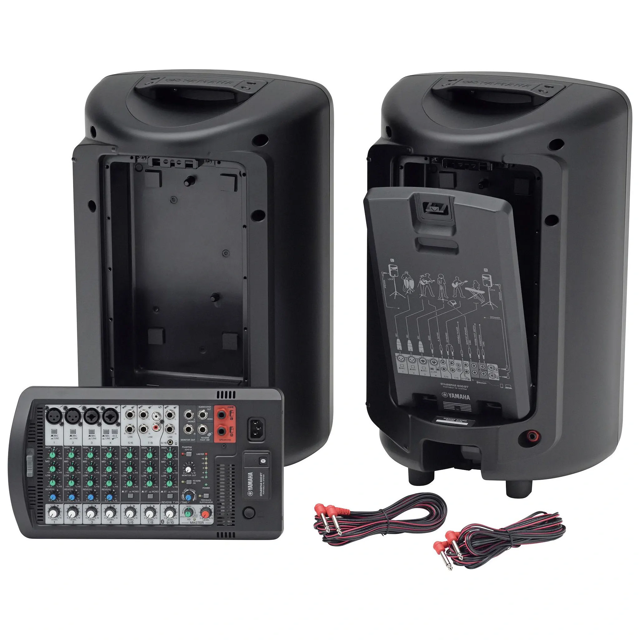 Yamaha STAGEPAS 600BT 680W Portable PA System with Bluetooth 6