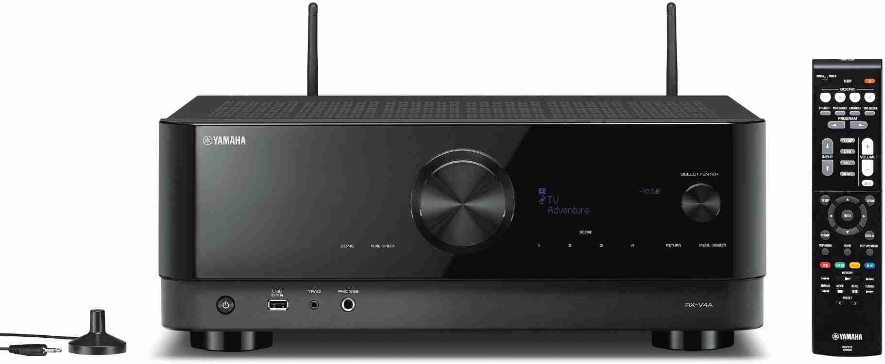 Yamaha RX-V4A 5.2-Channel 8K AV Receiver with MusicCast | aDawliah