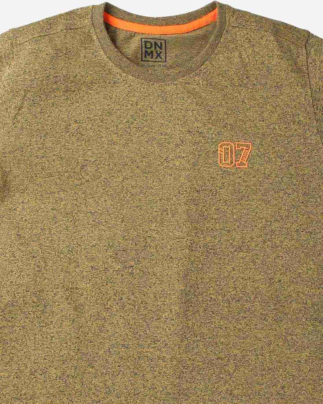 YB DNMX | Grindle Heathered Crew-Neck T-shirt|2