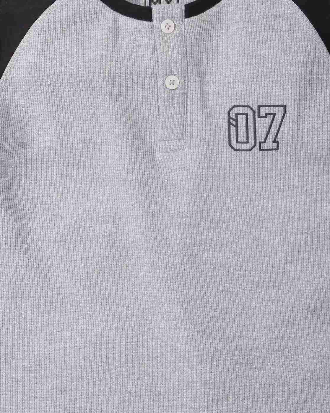 YB DNMX | Heathered Round-Neck T-Shirt with Raglan Sleeves|2