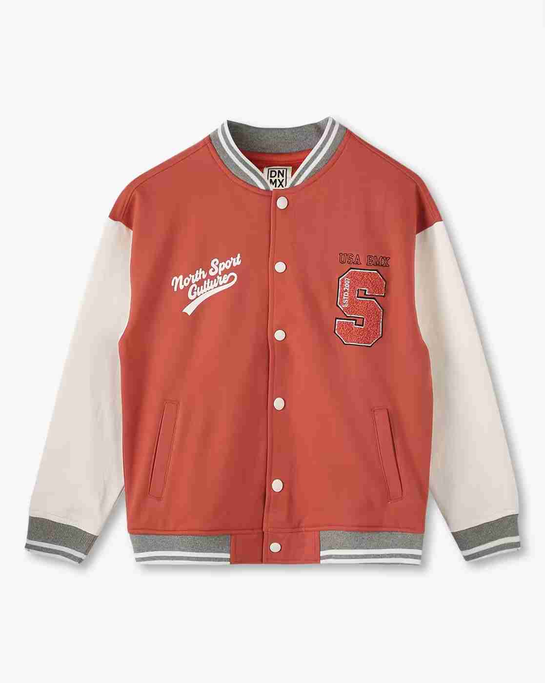 YB DNMX | Boys Colourblock Oversized Cotton Sweatshirt|0