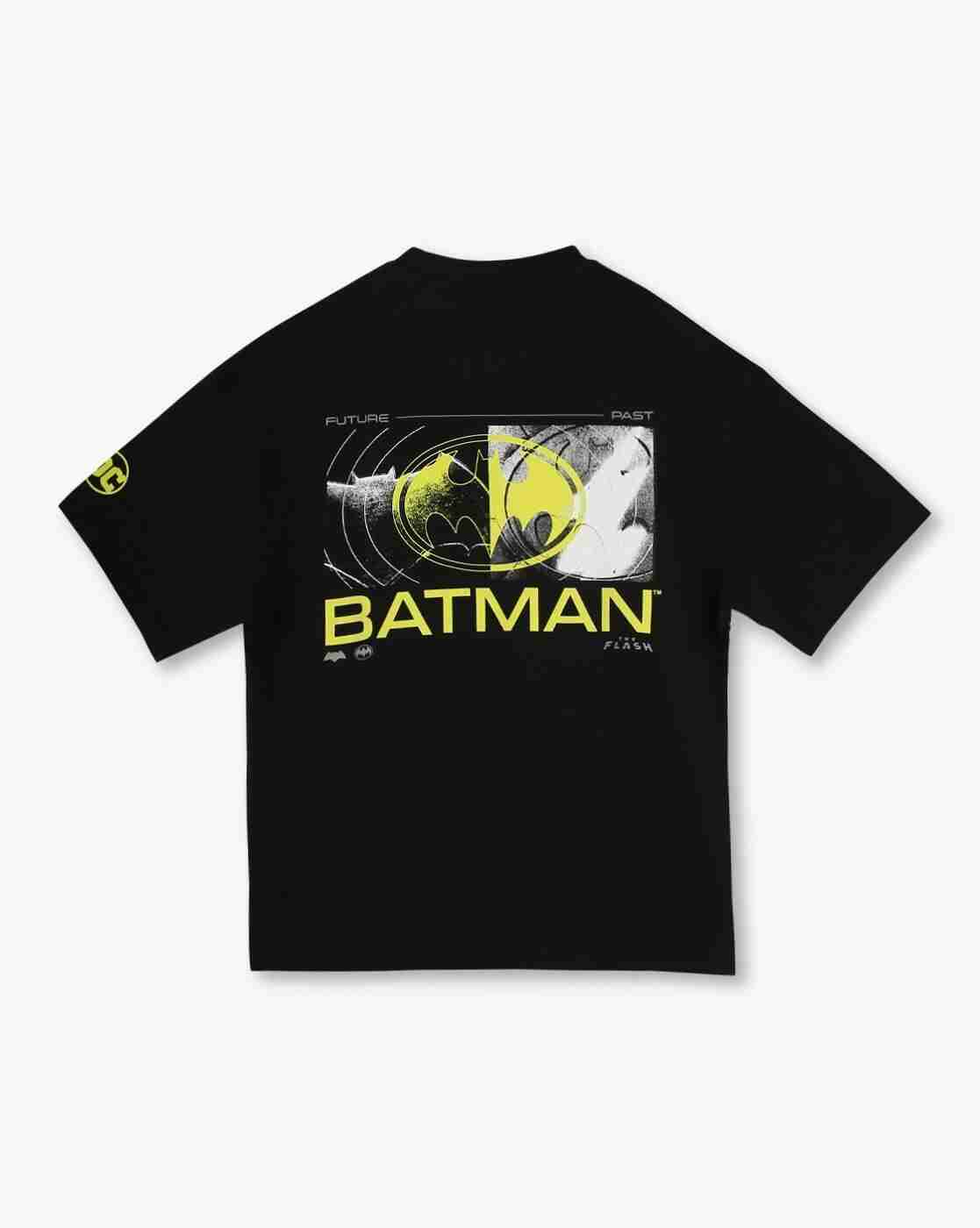 YB DNMX | Boys FW24 Batman Print Oversized Crew-Neck T-Shirt|1