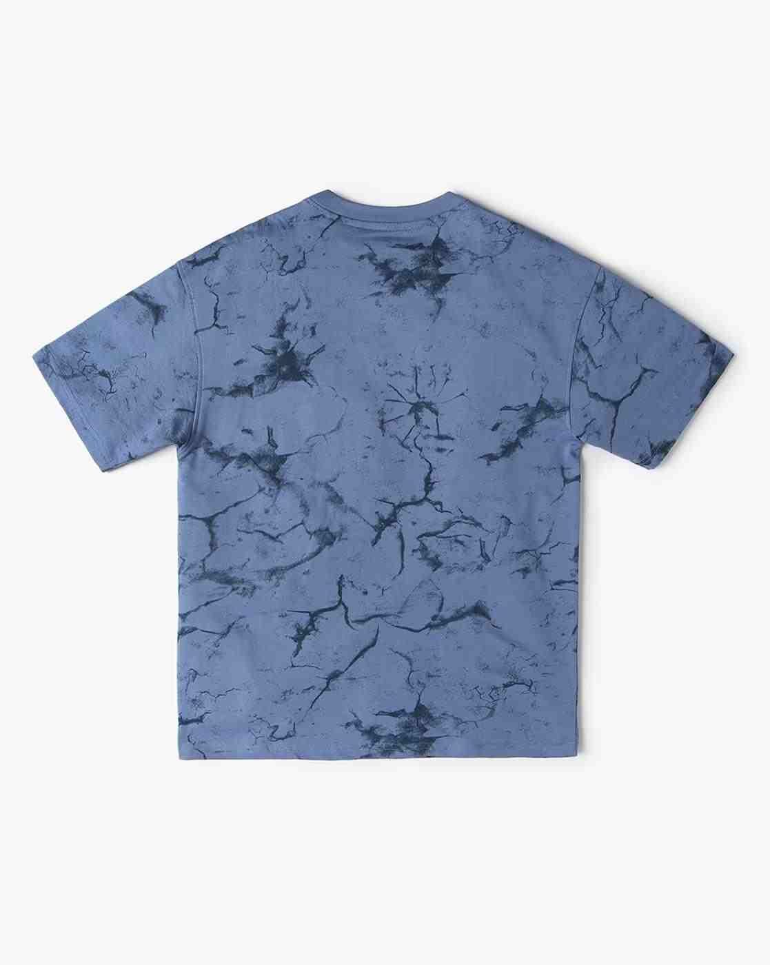 YB DNMX | Boys Nasa Print Oversized Crew-Neck T-Shirt
