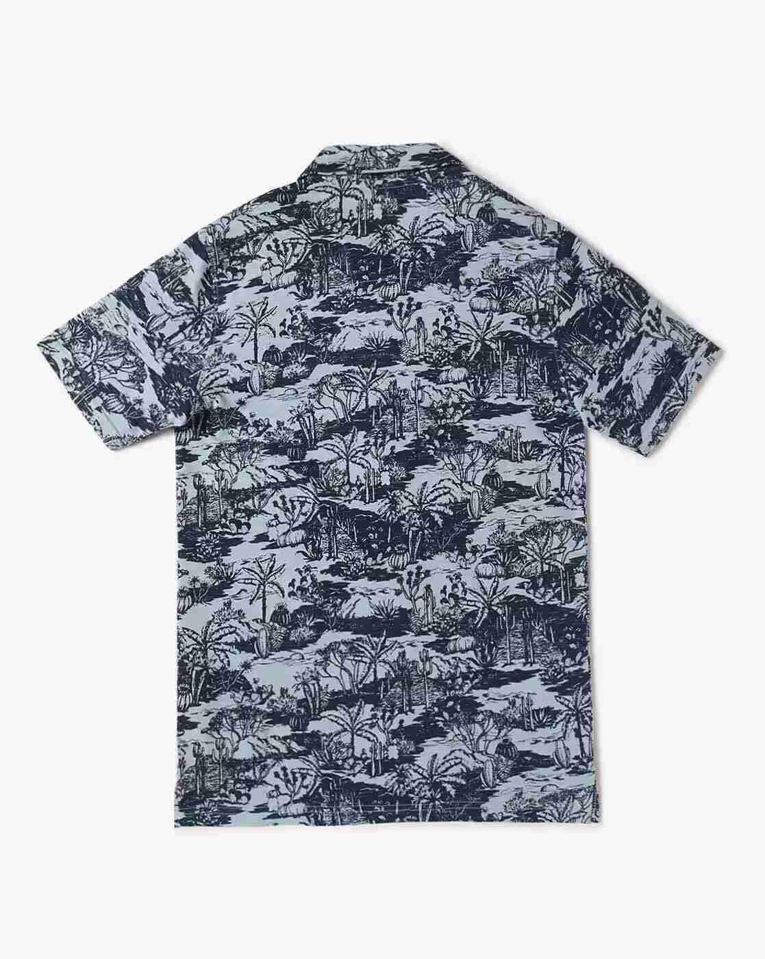 YB DNMX | Boys Printed Regular Fit Shirt|1