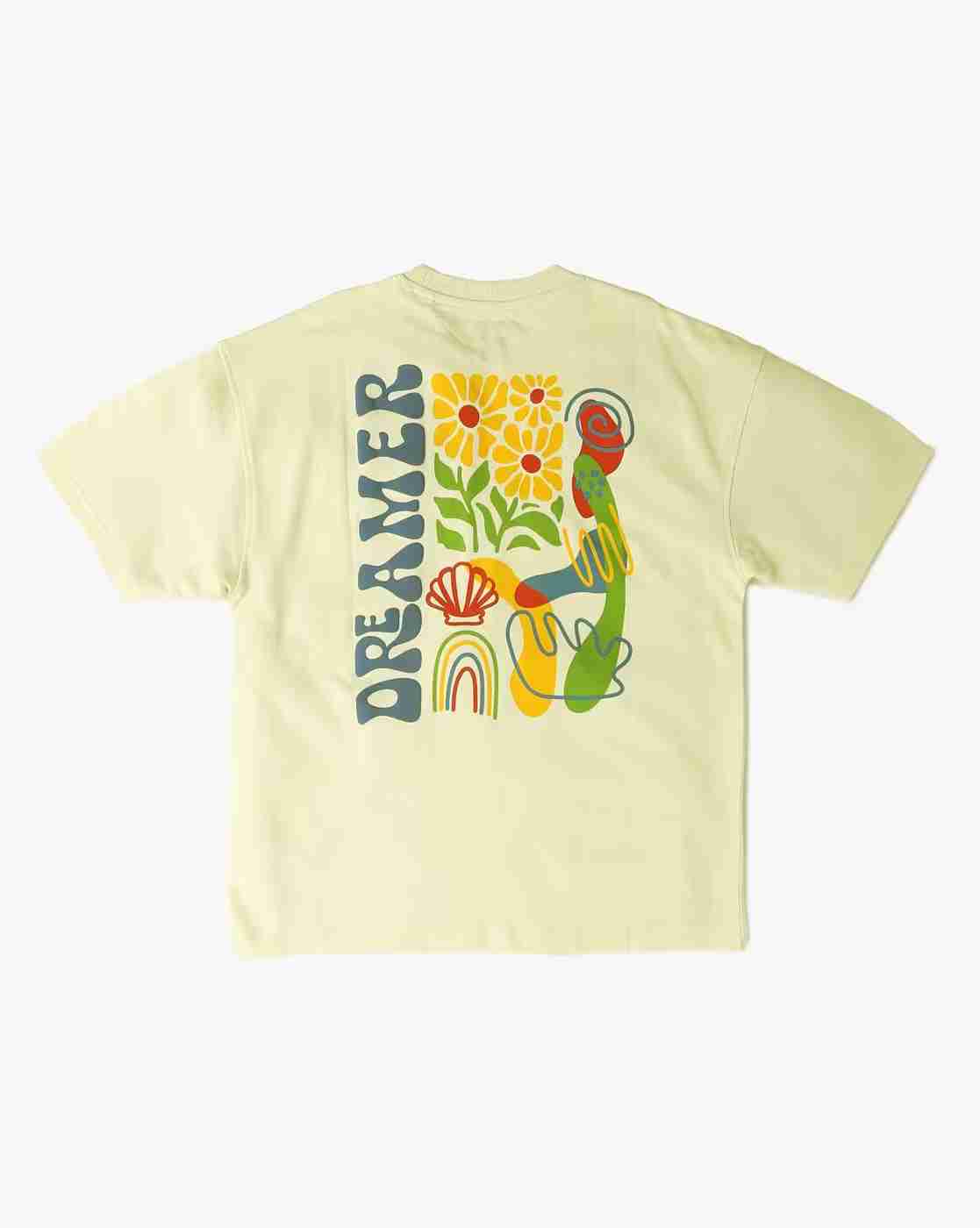 YB DNMX | Boys Printed Oversized Fit Crew-Neck T-Shirt|1