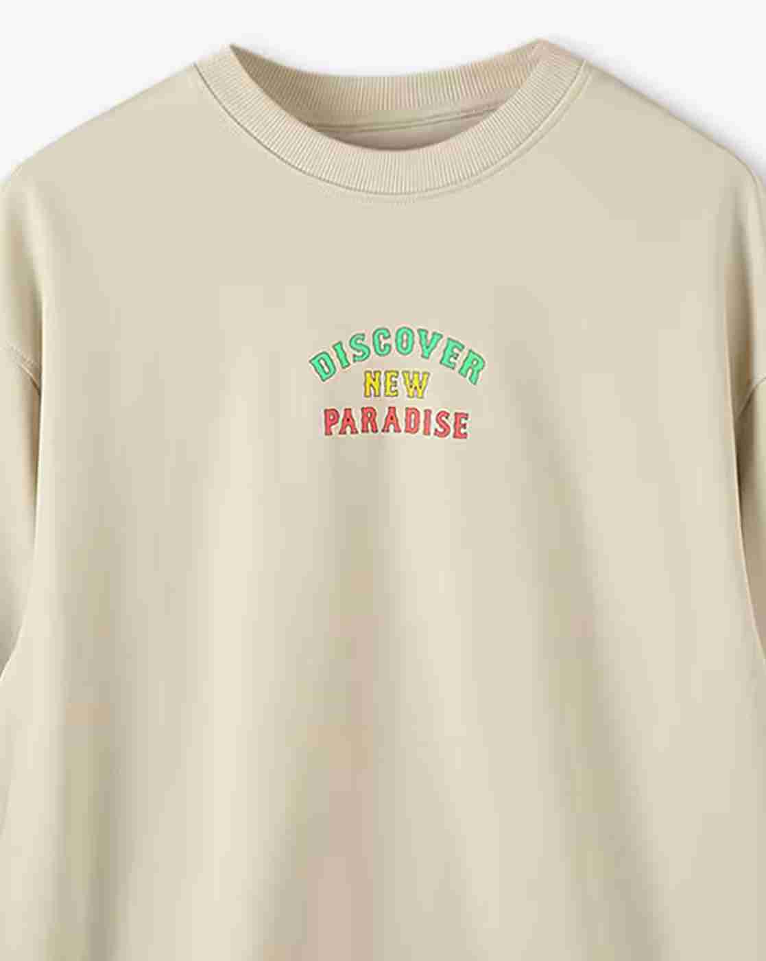 YB DNMX | Boys Graphic Print Oversized Cotton Sweatshirt|2