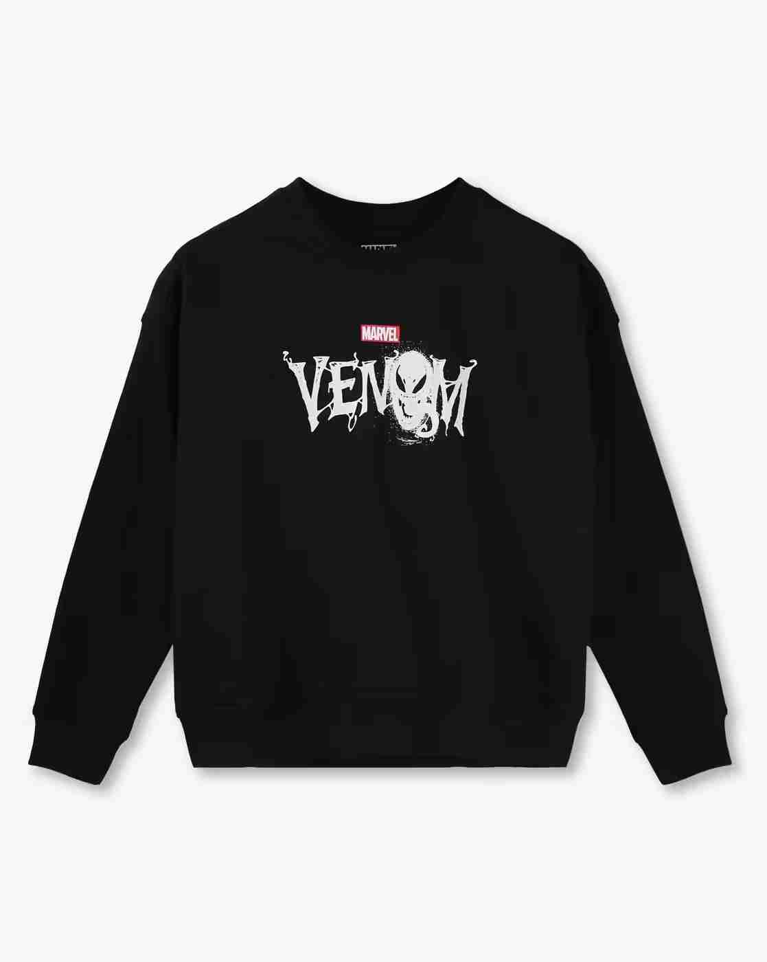 YB DNMX | Boys FW24 YB VENOM Graphic Print Oversized Sweatshirt|0