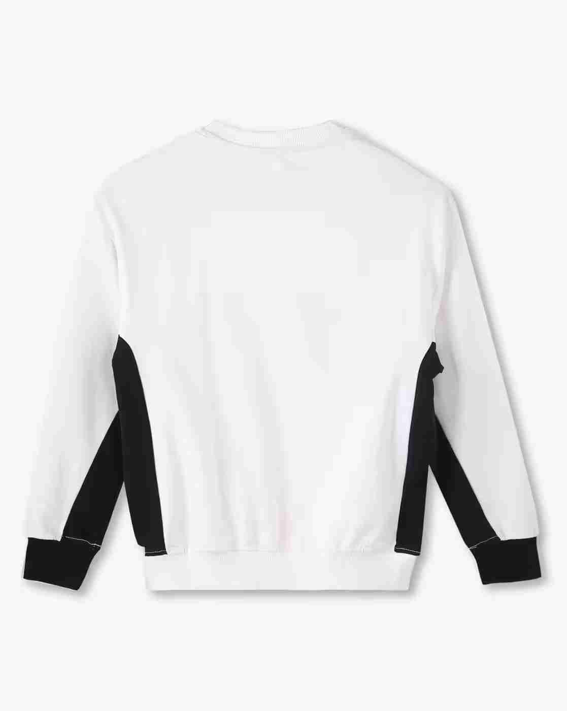 YB DNMX | Boys FW24 YB PARKOUR Typographic Print Oversized Sweatshirt|1