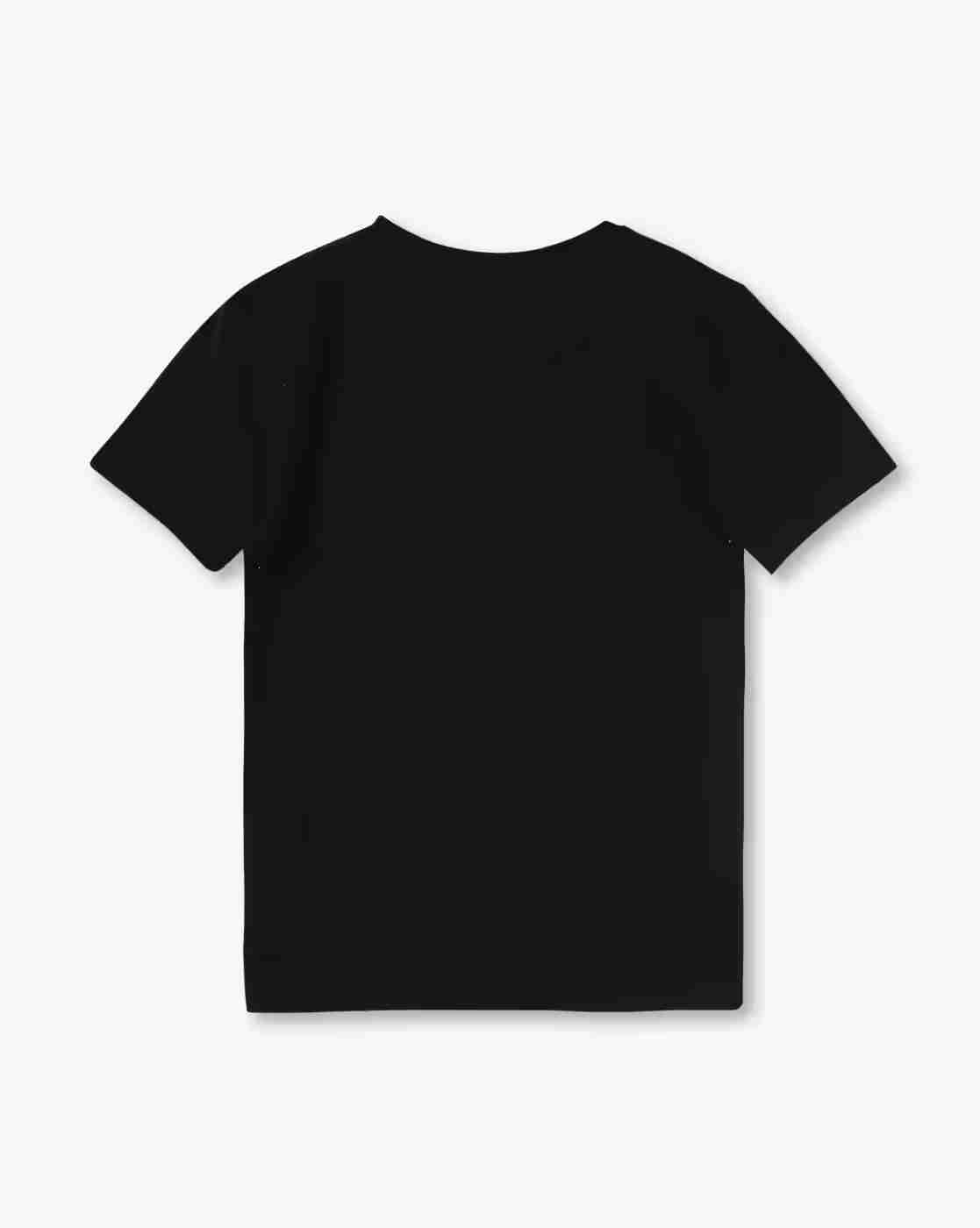 YB DNMX | Boys Embroidered Regular Fit Crew-Neck T-Shirt|1