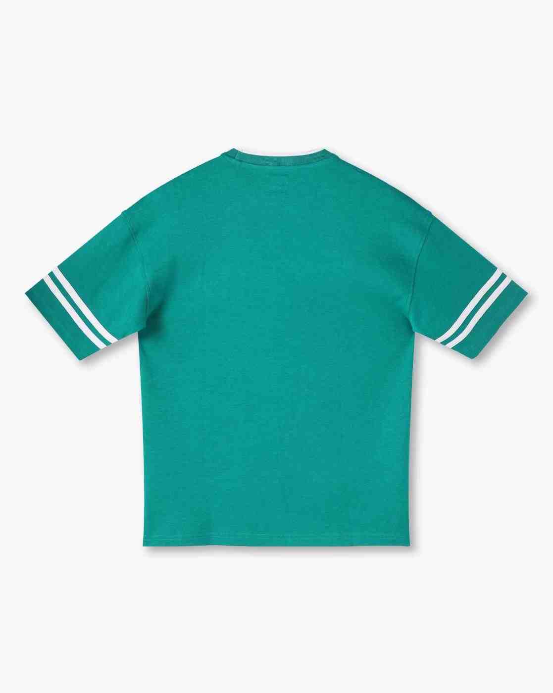 YB DNMX | Boys Graphic Print Boxy Fit Cotton Crew-Neck T-Shirt|1