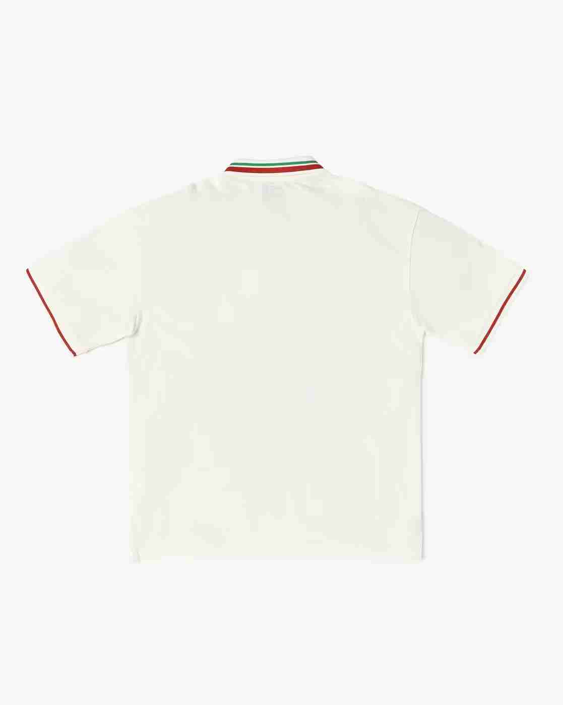 YB DNMX | Boys Typographic Print Boxy Fit Polo T-Shirt|1
