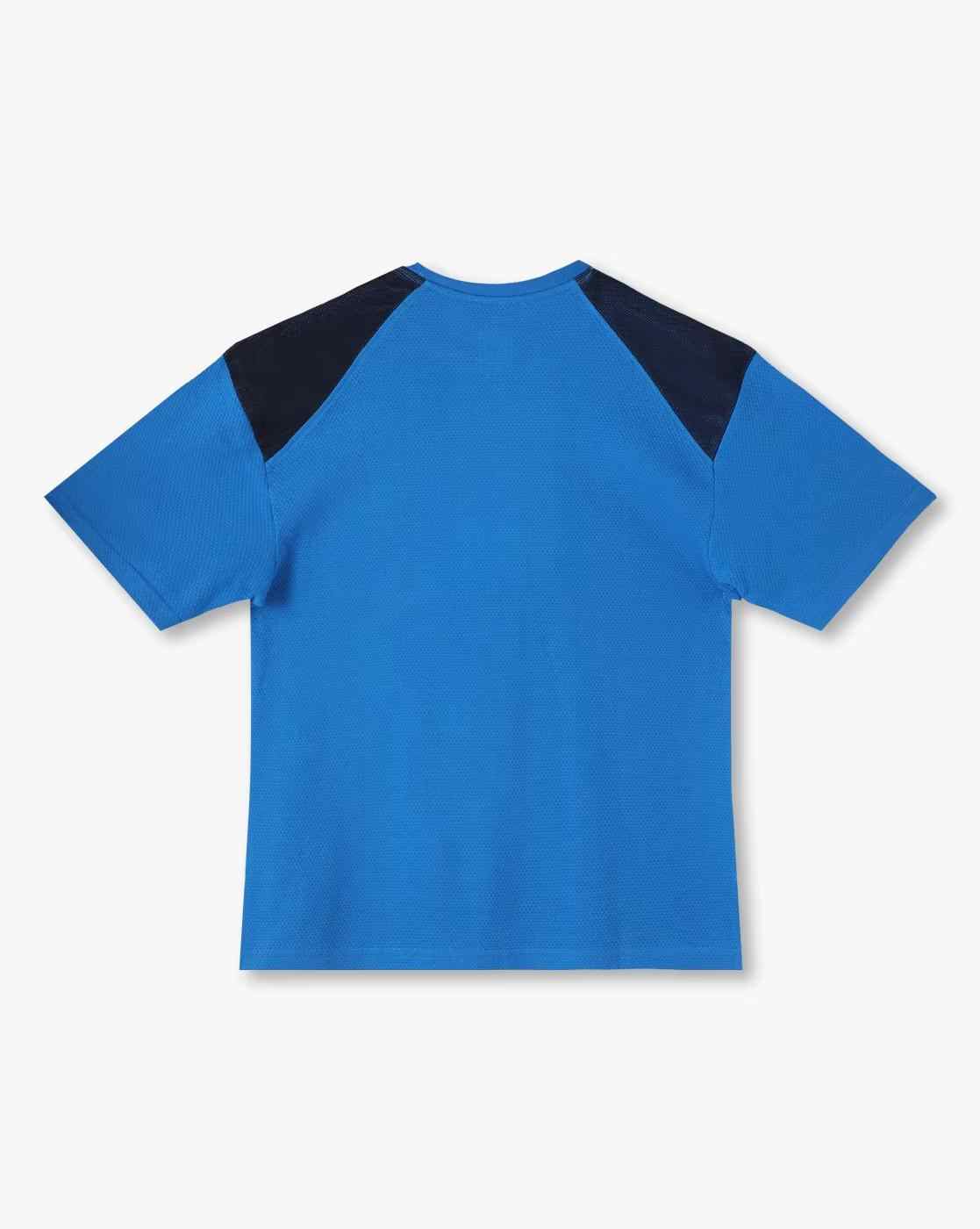 YB DNMX | Boys Colourblock Boxy Fit Crew-Neck T-Shirt|1