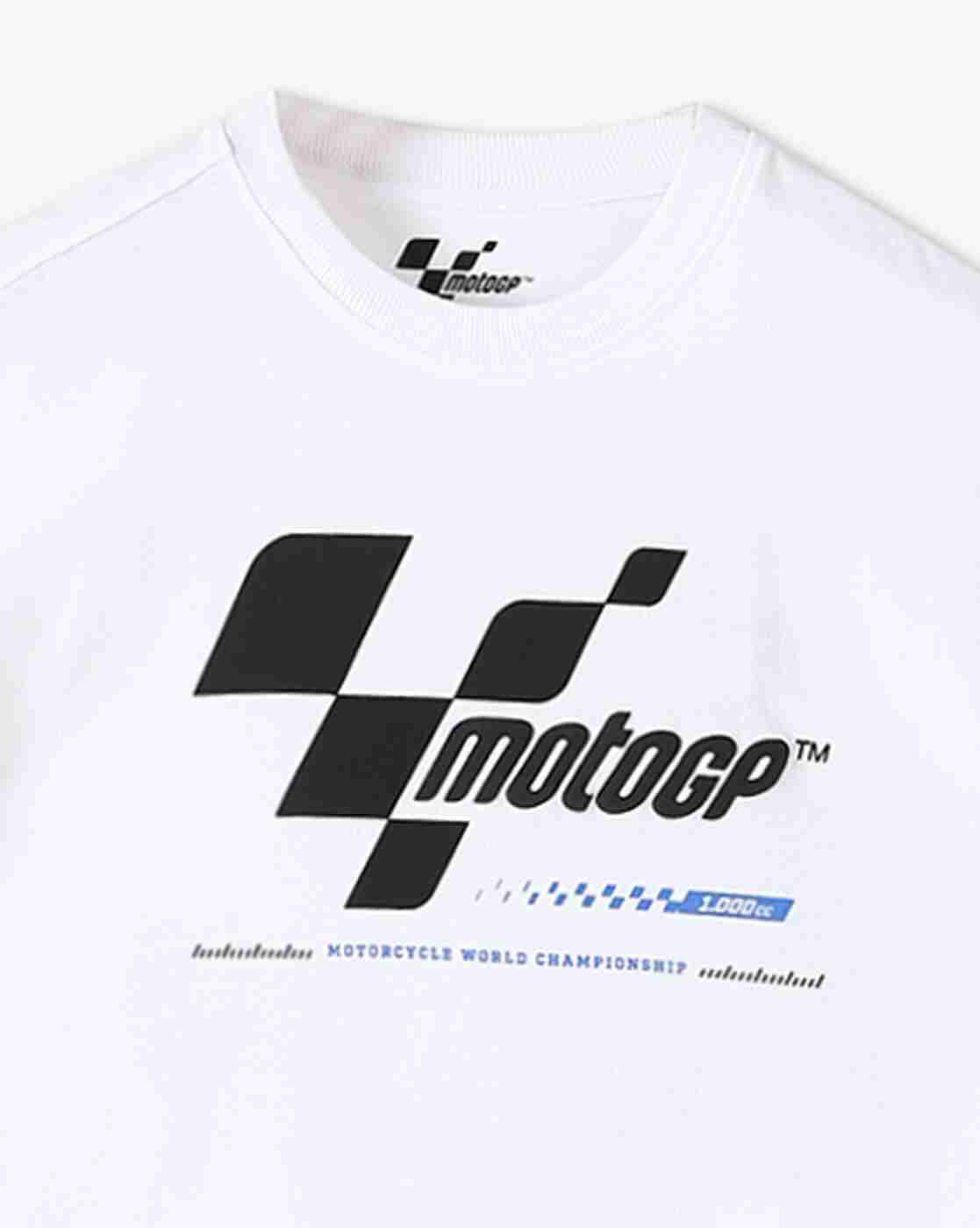 YB DNMX | Boys MotoGP Print Boxy Fit Round-Neck T-Shirt|2