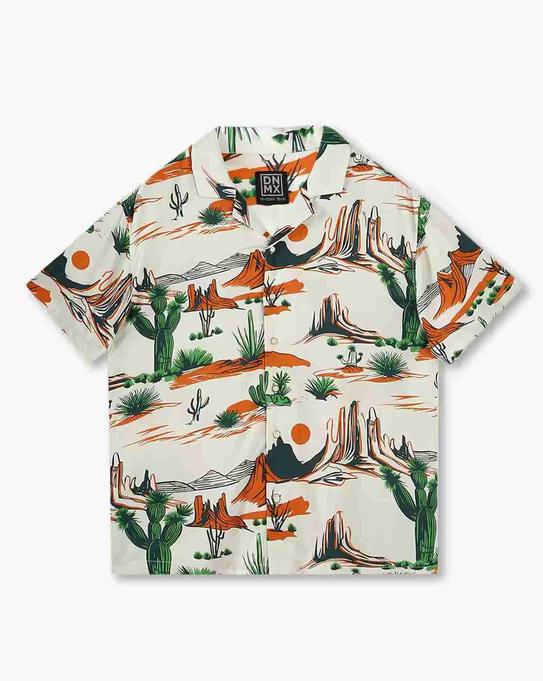 YB DNMX | Boys Ws09 All-Over Print Boxy Fit Shirt|0