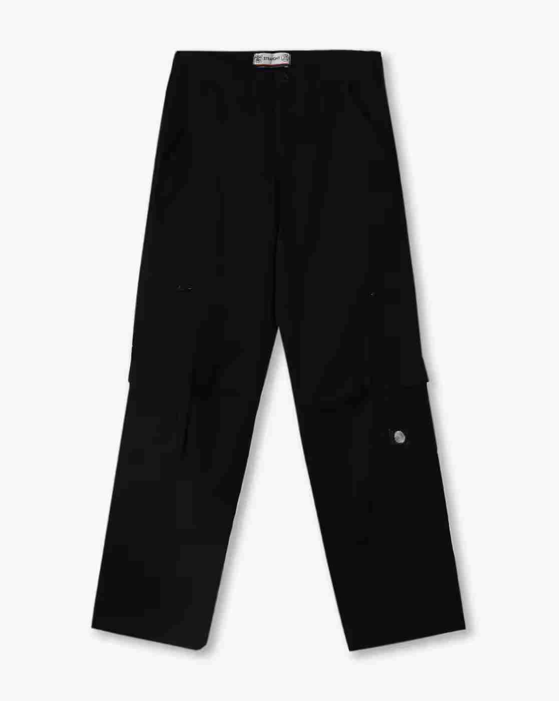 YB DNMX | Boys Straight Fit Cotton Cargo Pants|0