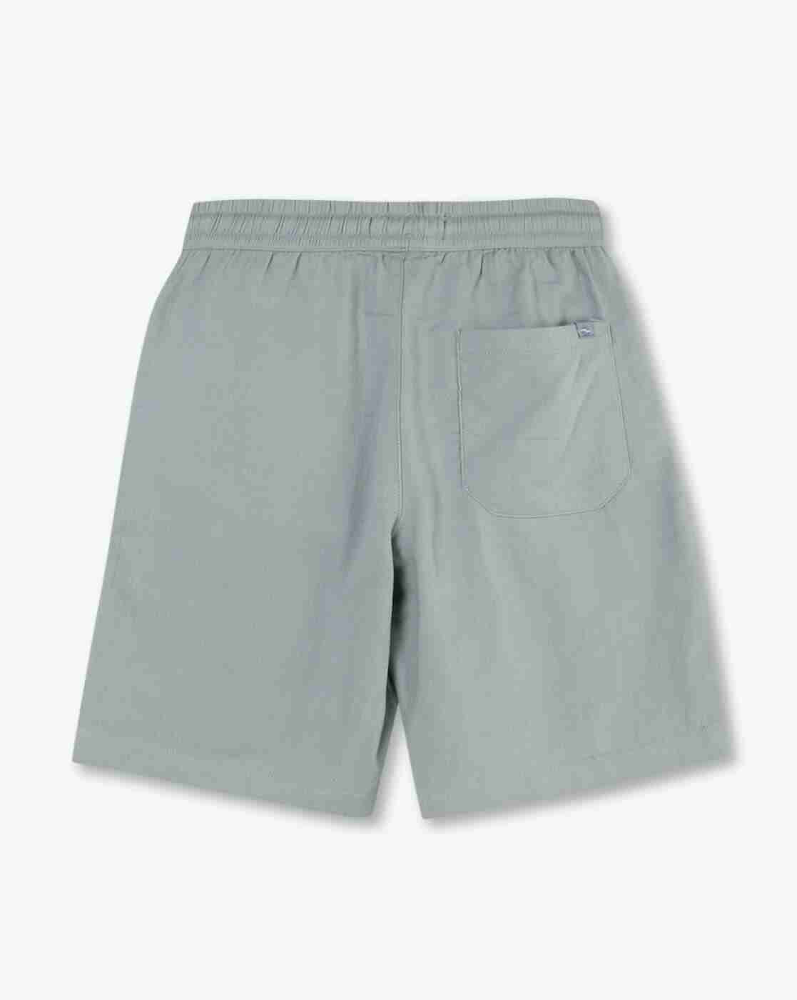 YB DNMX | Boys Mid-Rise Regular Fit Shorts with Insert Pockets|1