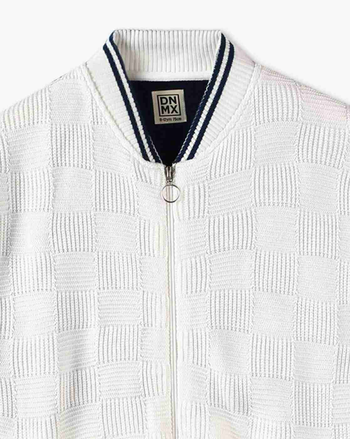 YB DNMX | Boys Zip-Front Closure Sweater|2