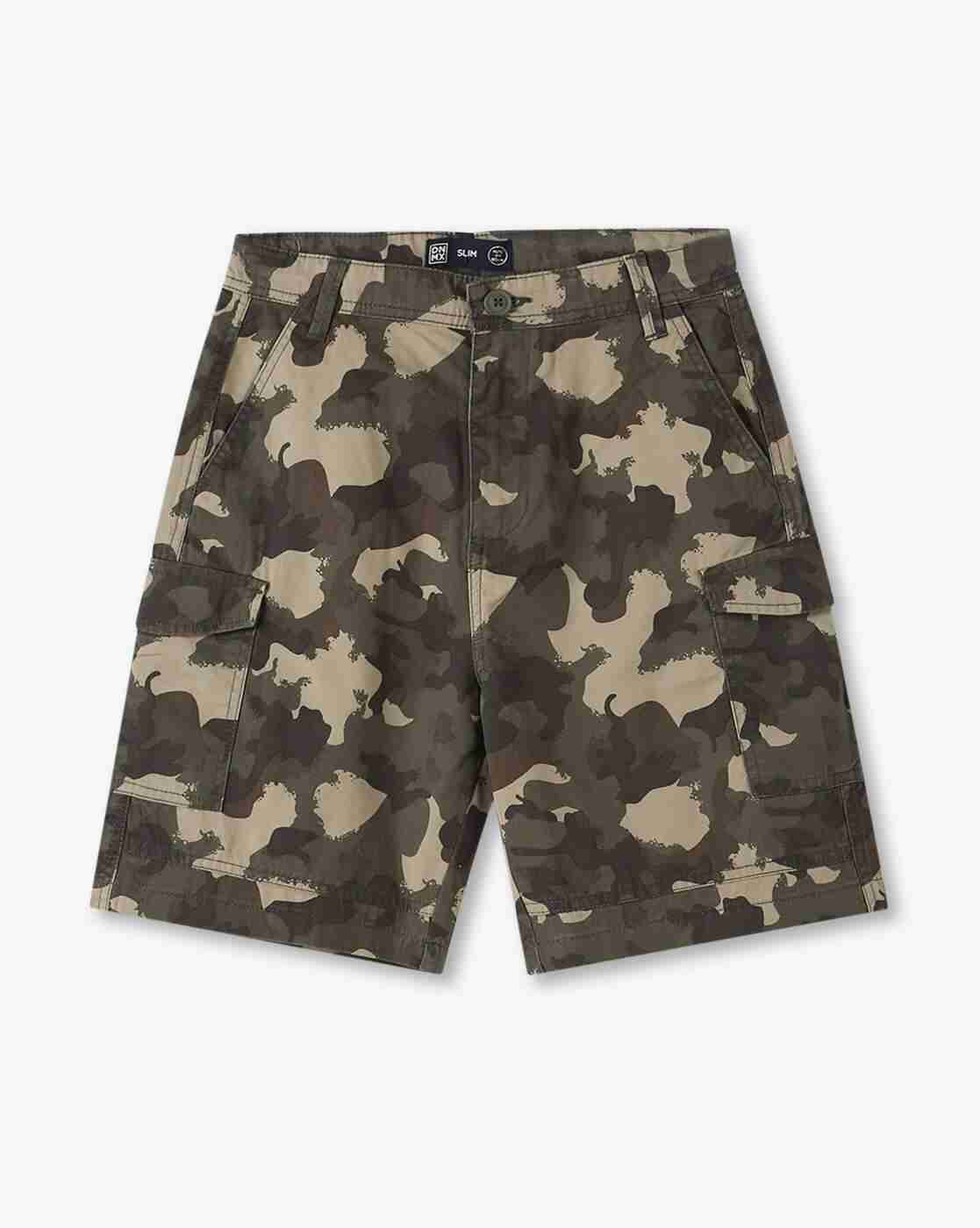 YB DNMX | Boys Style 18 Camouflage Print Slim Fit Shorts|0