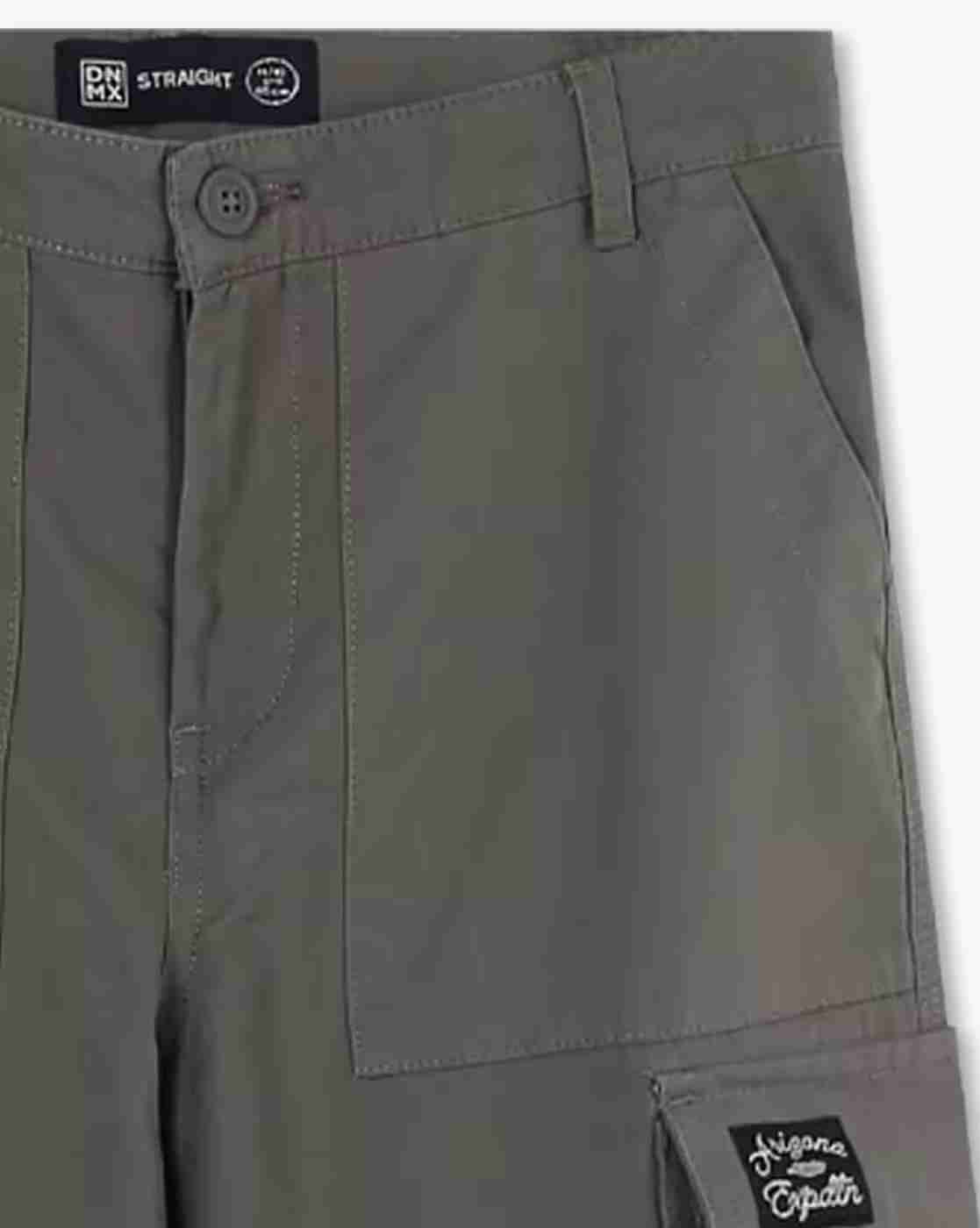YB DNMX | Boys Straight Fit Cotton Cargo|2
