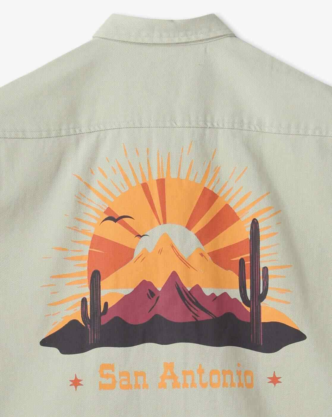 YB DNMX | Boys Graphic Print Relaxed Fit Shirt with Patch Pocket|3