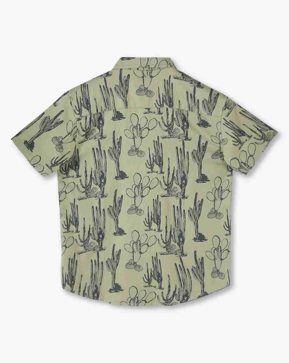 YB DNMX | Boys Ws04 All-Over Printed Boxy Fit Shirt|1