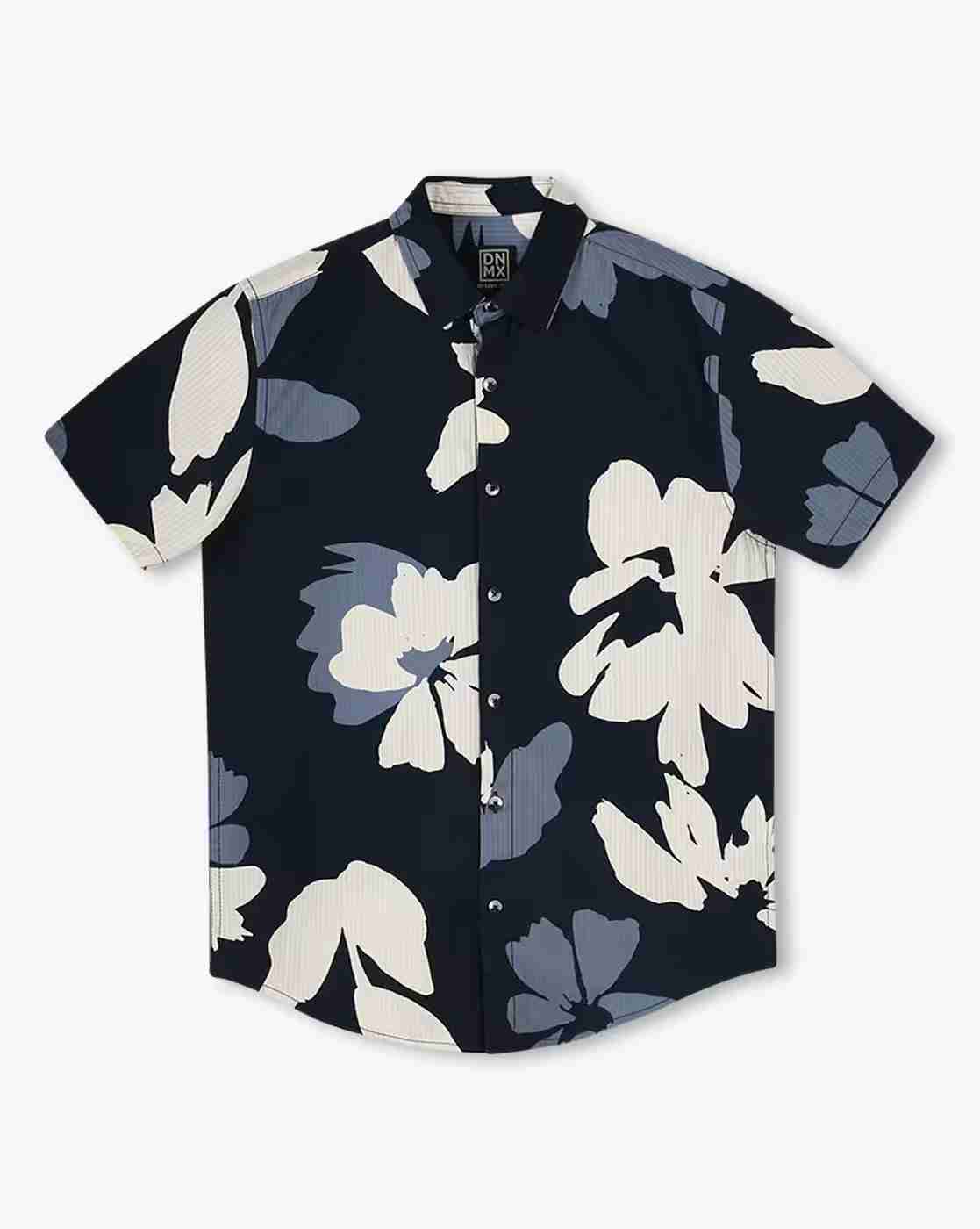 YB DNMX | Boys Ws27All-Over Print Boxy Fit Shirt|0