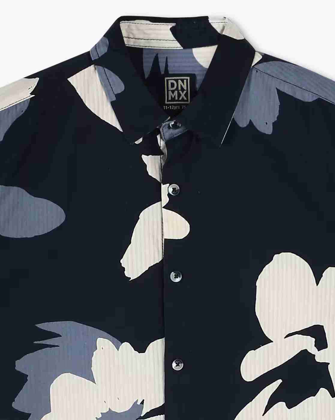 YB DNMX | Boys Ws27All-Over Print Boxy Fit Shirt|2