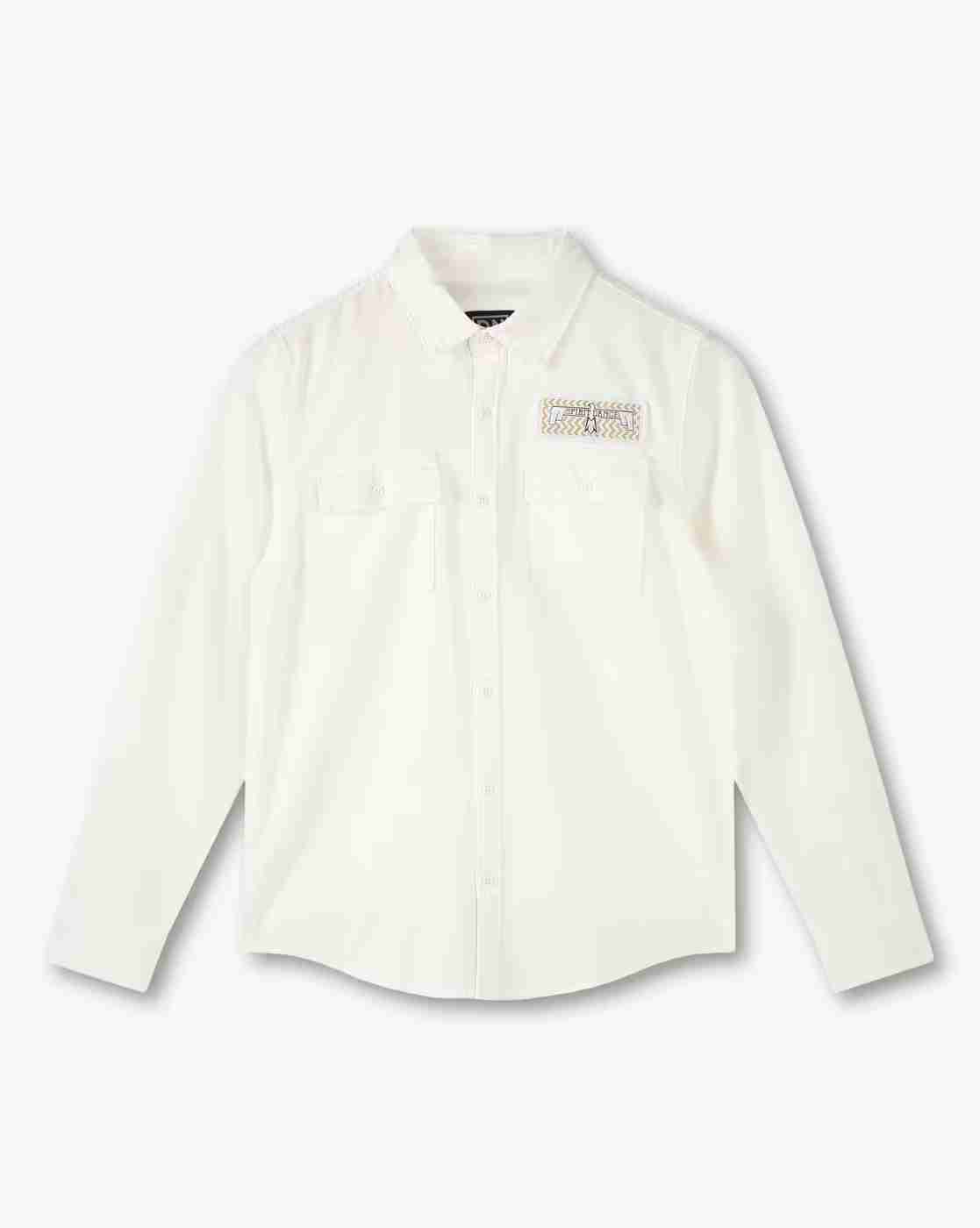 YB DNMX | Boys Boxy Fit Shirt with Flap Pockets|0