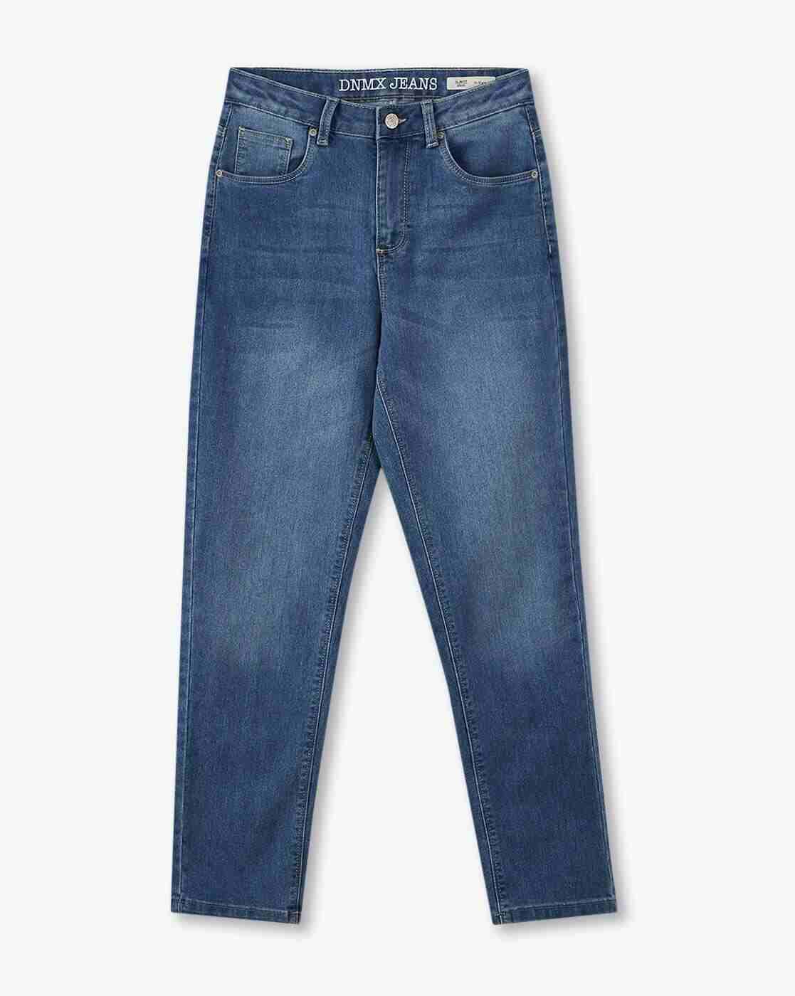 YB DNMX | Boys Mid-Wash Slim Fit Jeans|0