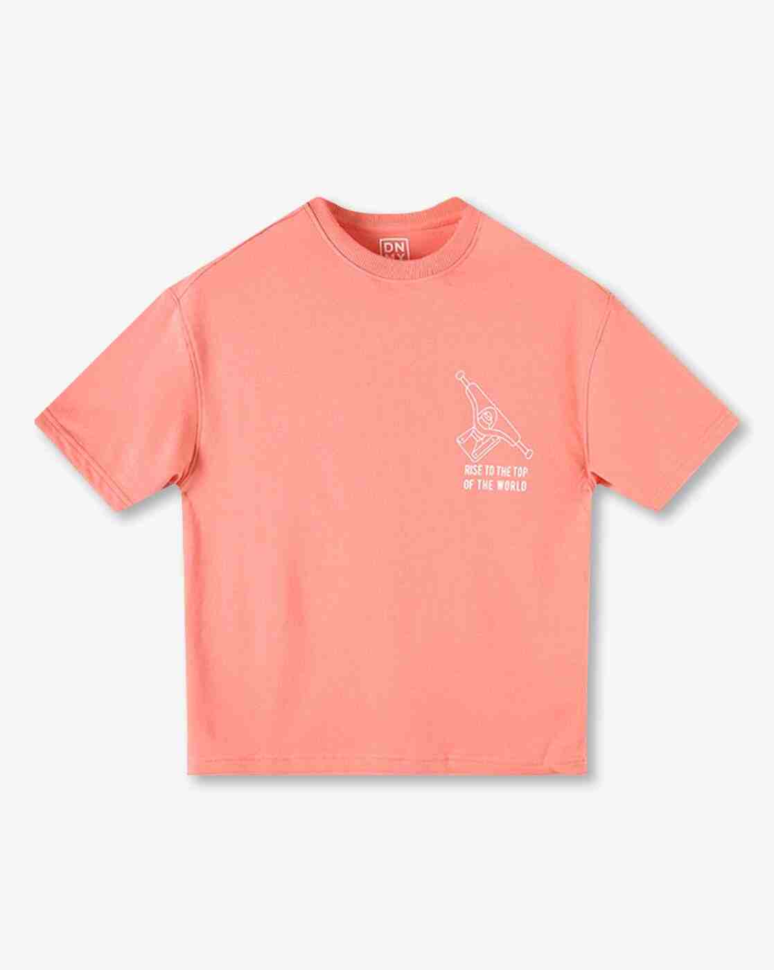 YB DNMX | Boys Skatepark Print Relaxed Fit Crew-Neck T-Shirt|0