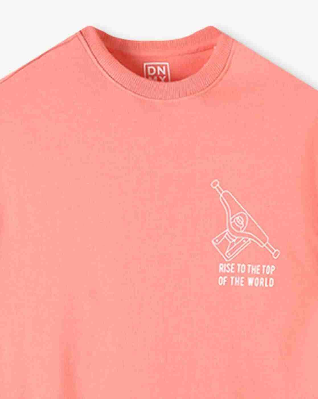 YB DNMX | Boys Skatepark Print Relaxed Fit Crew-Neck T-Shirt|2