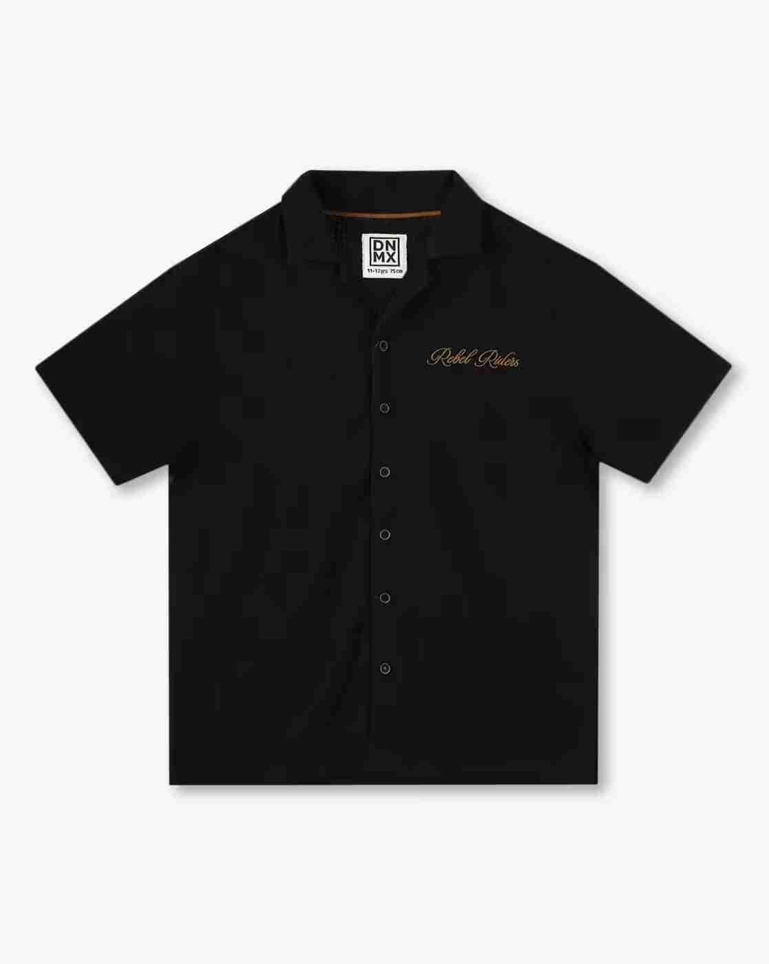 YB DNMX | Boys Boxy Fit Shirt with Embroidery|0