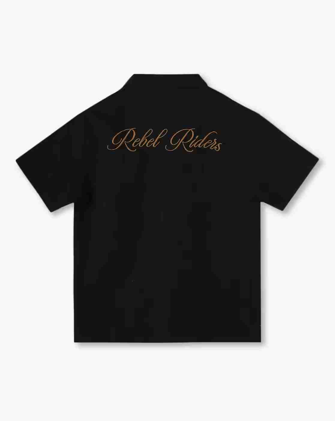 YB DNMX | Boys Boxy Fit Shirt with Embroidery|1