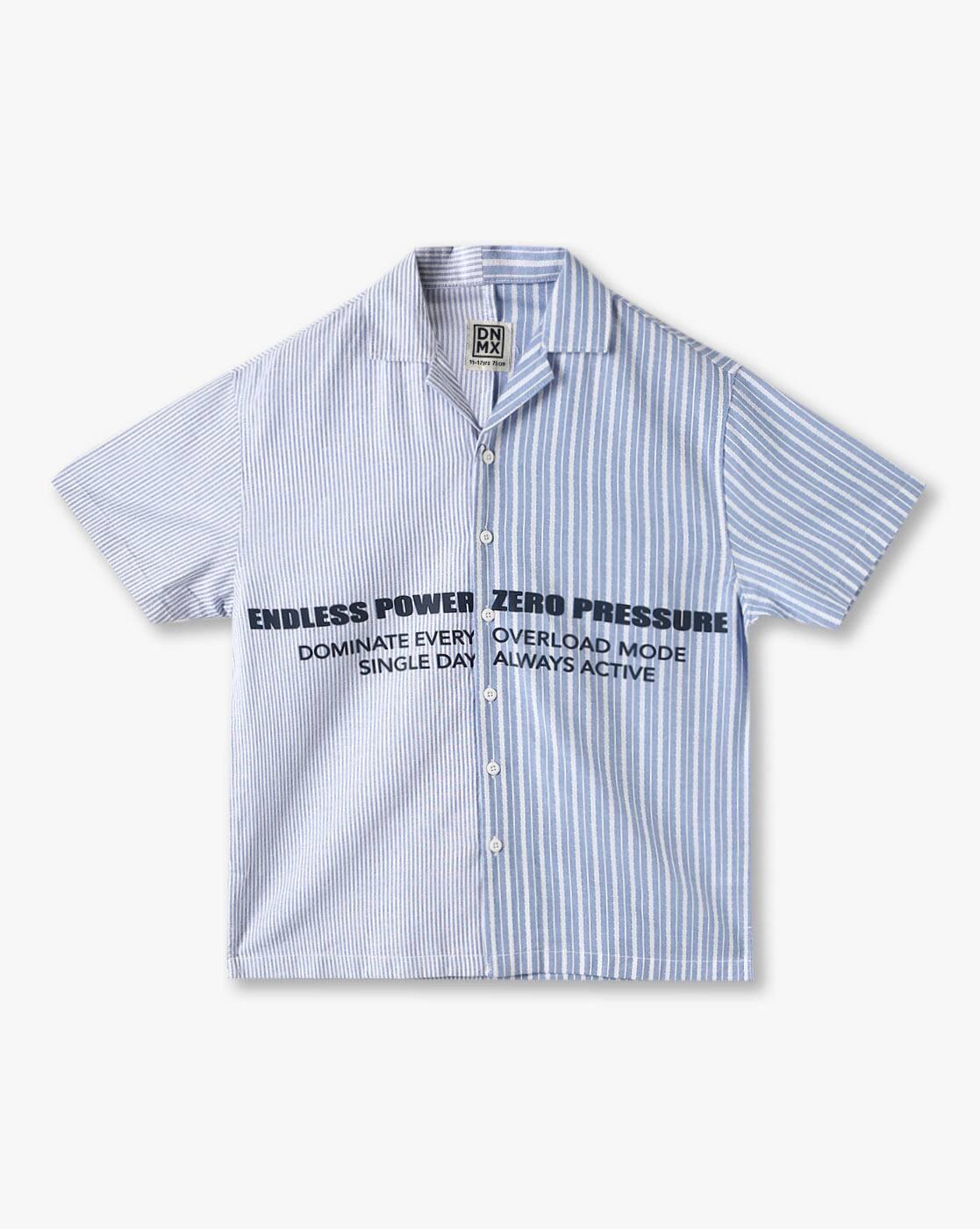 YB DNMX | Boys Printed Boxy Fit Shirt|0