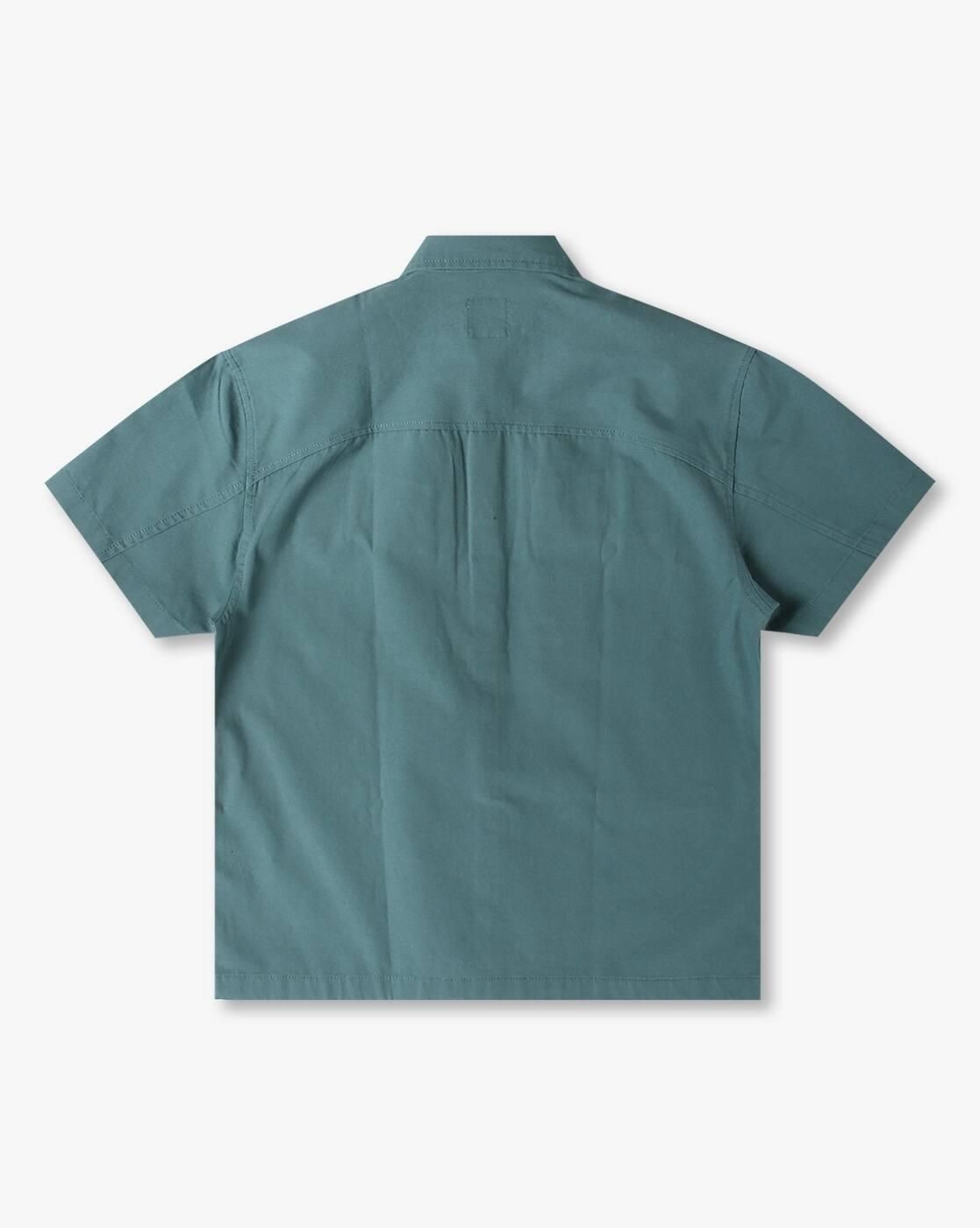 YB DNMX | Boys Boxy Fit Cotton Shirt with Flap Pockets|1