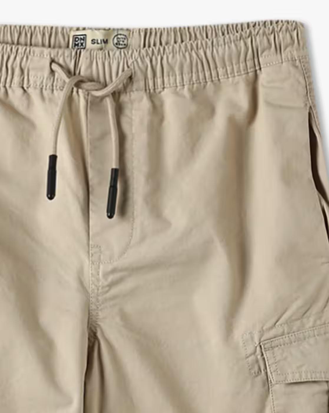 YB DNMX | Boys Slim Fit Cargo Shorts|2