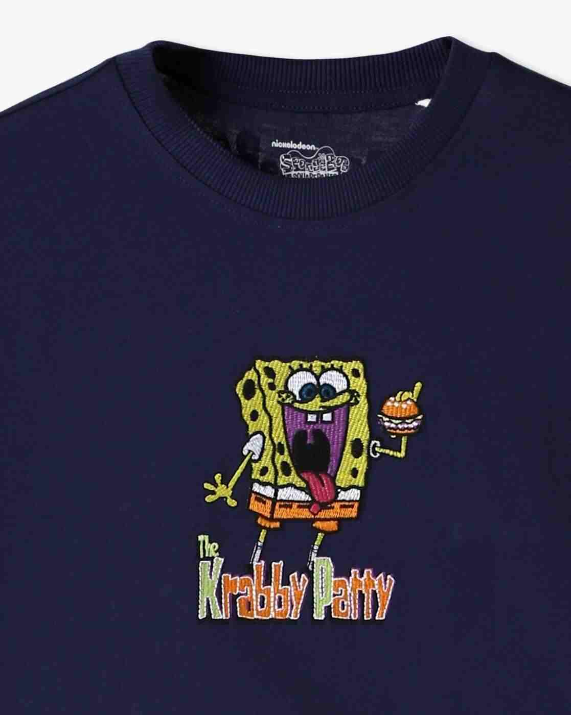 YB DNMX | Boys Sponge Bob Oversized Fit T-Shirt|2