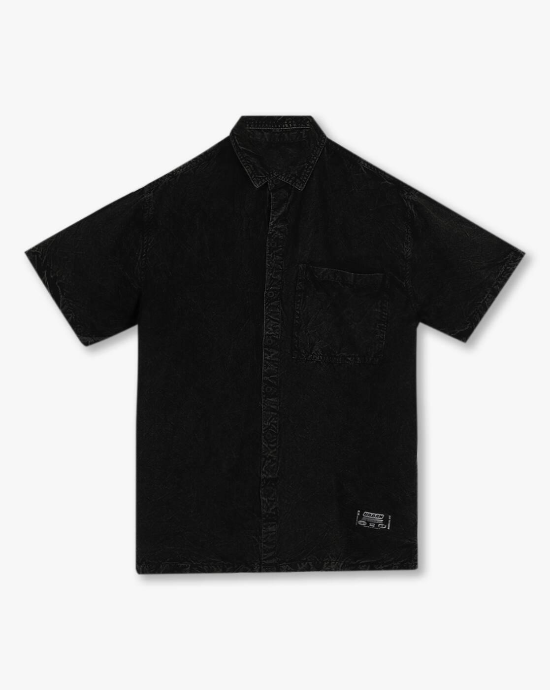 YB DNMX | Boys Washed Boxy Fit Cotton Shirt|0