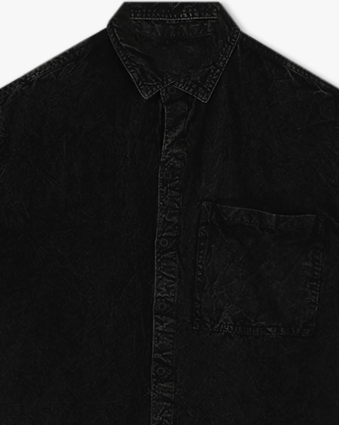 YB DNMX | Boys Washed Boxy Fit Cotton Shirt|2