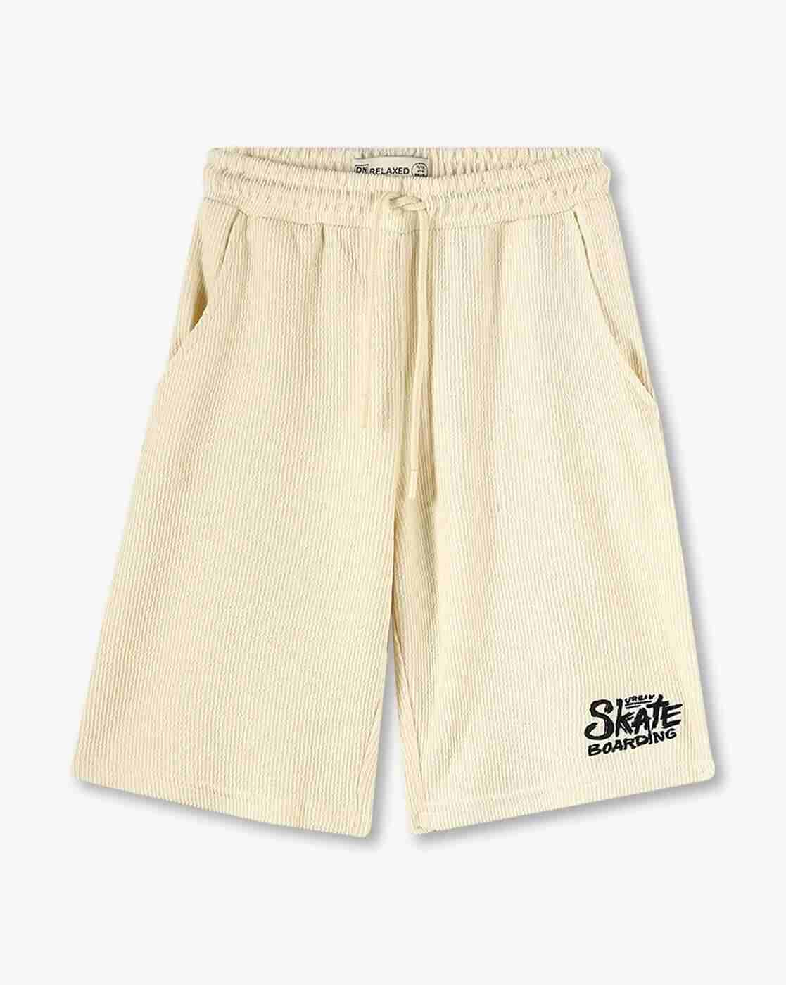 YB DNMX | Boys Boxy Fit Shorts with Embroiderd|0