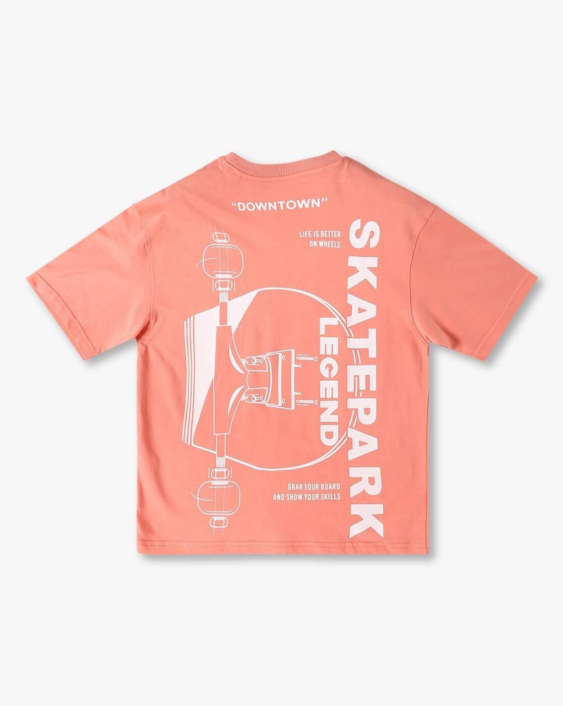 YB DNMX | Boys Oversized Fit Casual T-Shirt|1