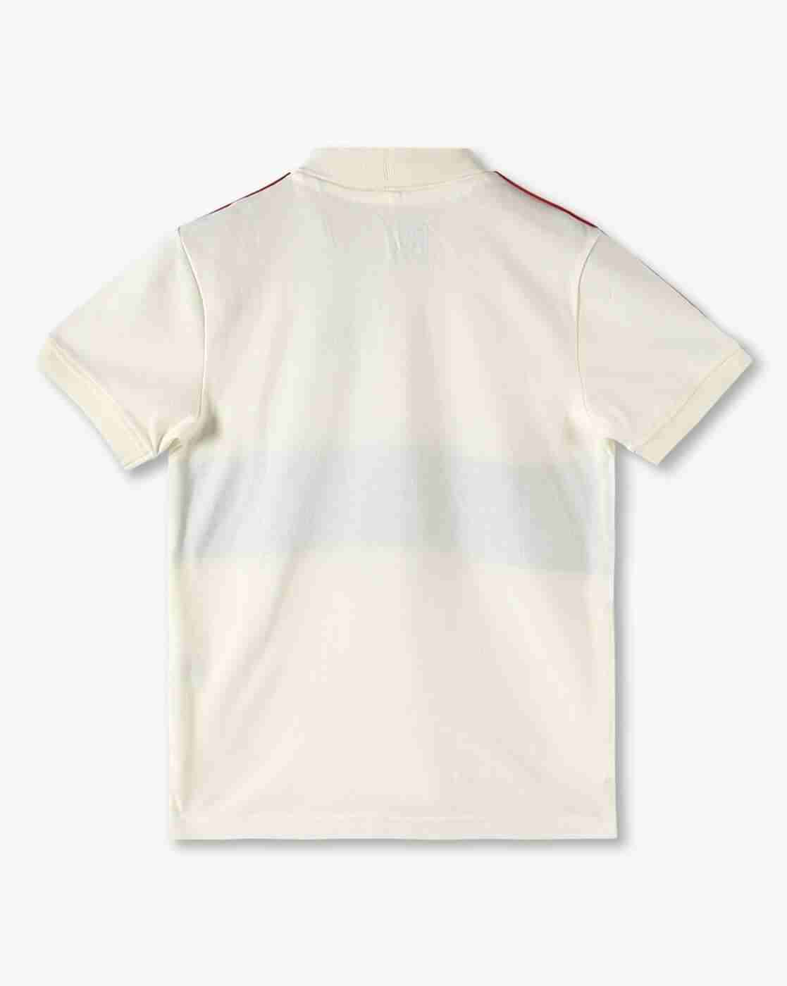 YB DNMX | Boys Color-Block Print Slim Fit Polo T-Shirt|1