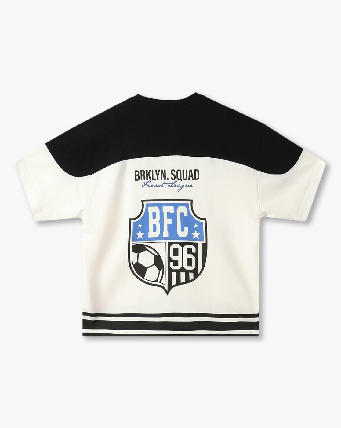 YB DNMX | Boys Printed Boxy Fit T-Shirt|1