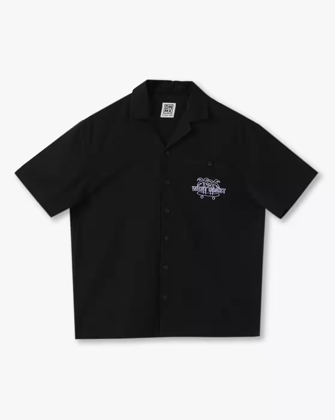 YB DNMX | Boys Graphic Print Regular Fit Shirt with Patch Pocket|0
