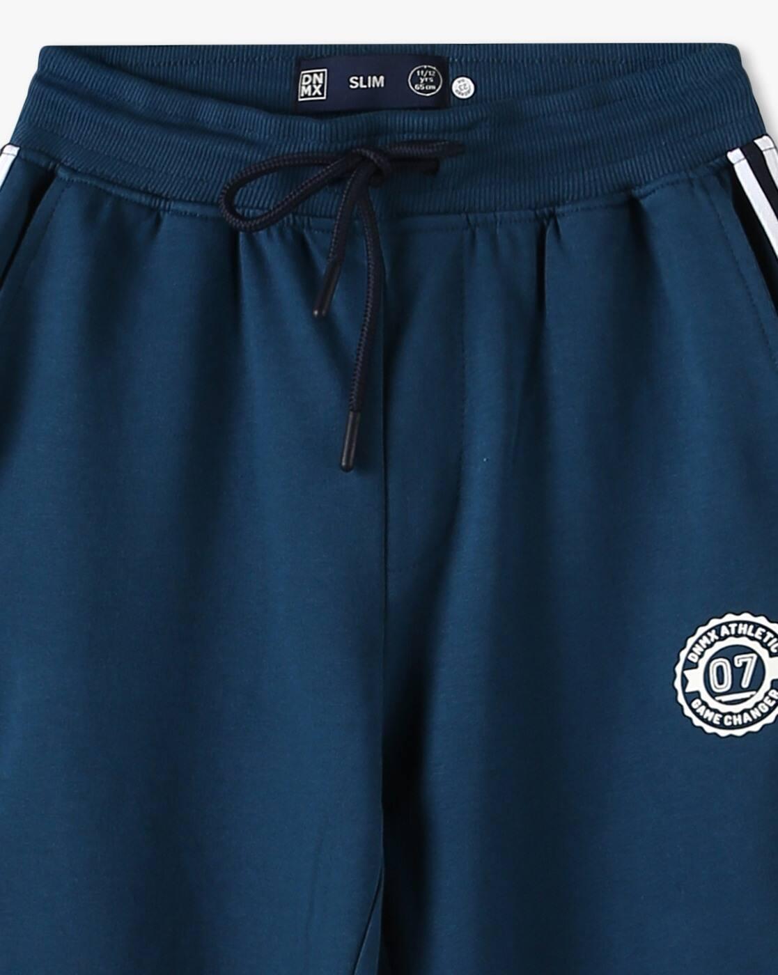 YB DNMX | Boys Slim Fit Track Pants with Drawstring Waist|2