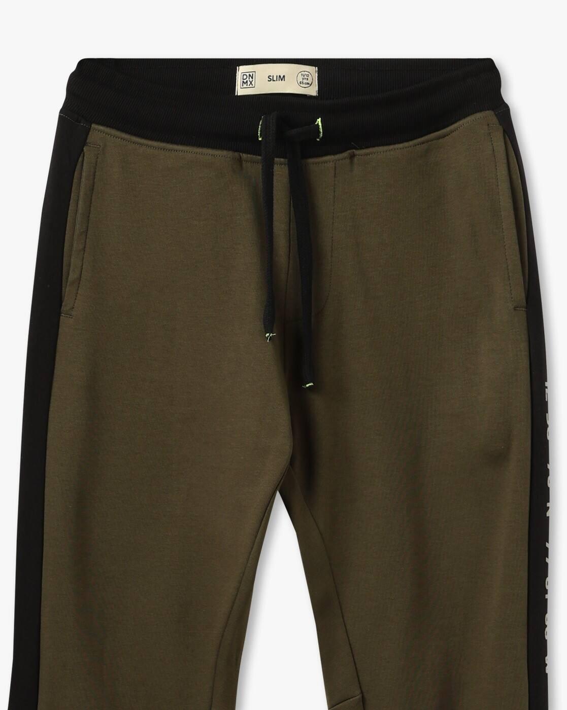 YB DNMX | Boys Colourblock Panalled Core Track Pants|2