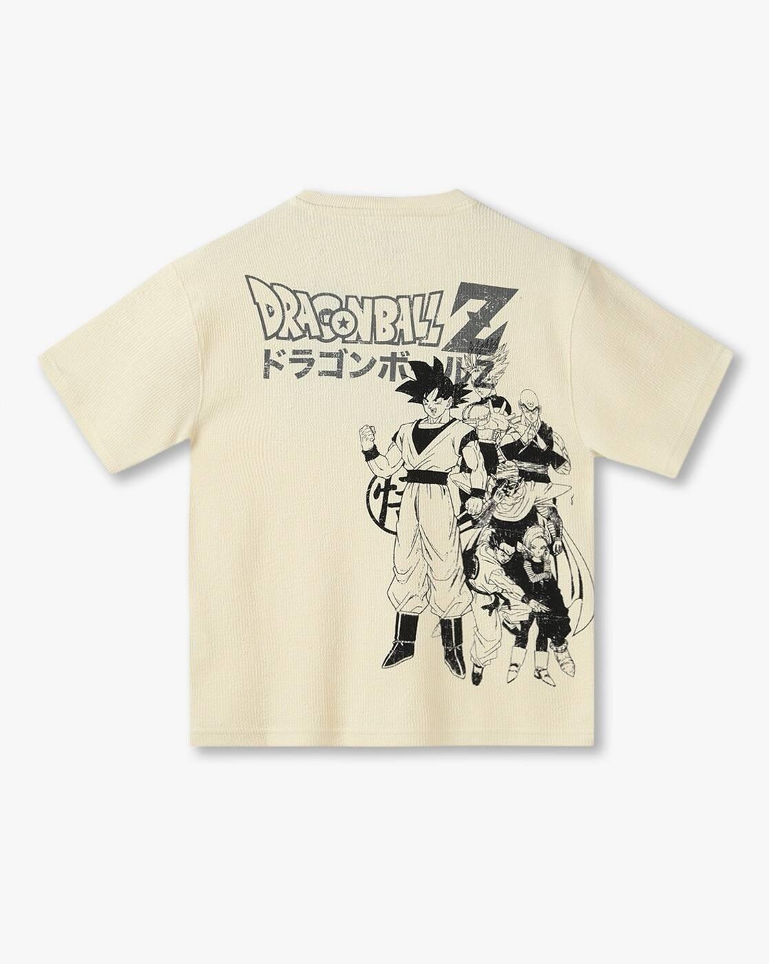 YB DNMX | Boys Graphic Print Oversized Round-Neck T-Shirt|1